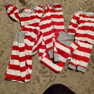 Brand new set of candy cane pajamas